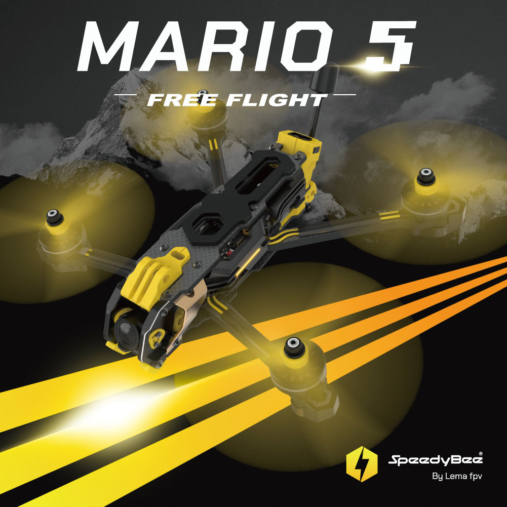 SpeedyBee Mario 5 Frame 5 inch - đánh giá và giá Foxeer Reaper Extreme 2.5W Vtx